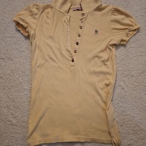 Juicy Couture Soft Yellow Cotton Top